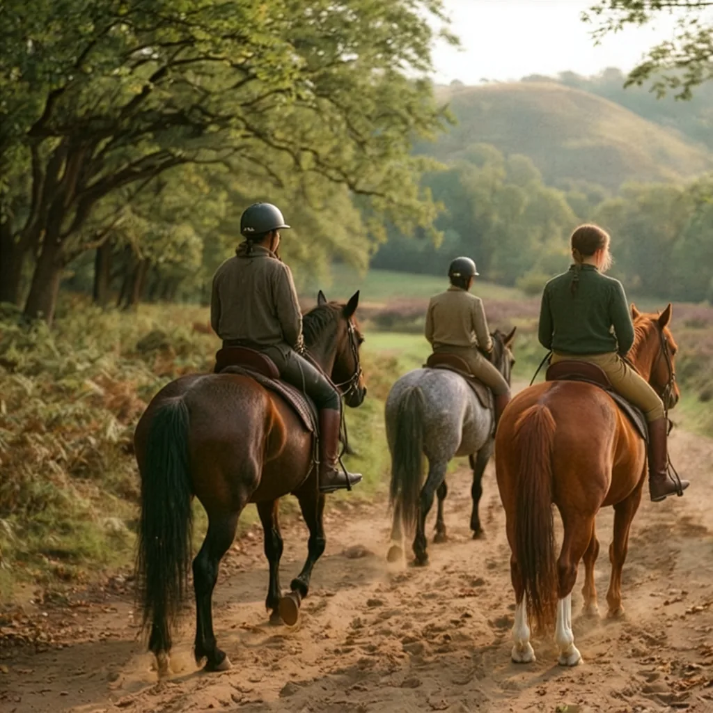 Balade à cheval dans le Cantal, autour de Ydes